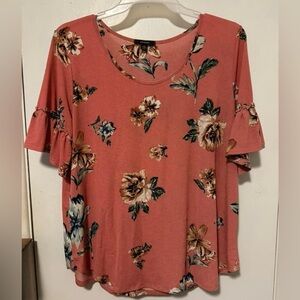 Floral blouse size 2X